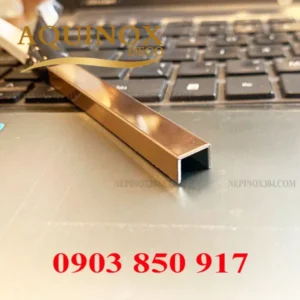 Nẹp Inox Chữ U Hồng Xước