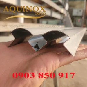 Nẹp Inox Ốp Góc Tròn Gạch