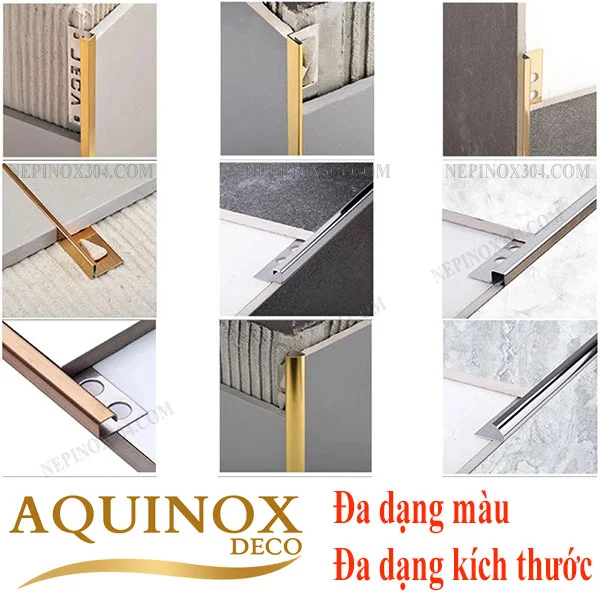 Nẹp Bo Góc Vuông Inox