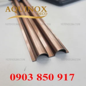 Nẹp Bán Nguyệt Inox Luồn Dây Điện