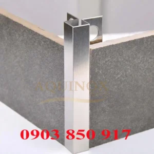 Nẹp Inox Bo Góc Gạch Vuông 304